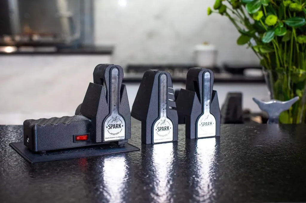 Multi-functional electric knife sharpener