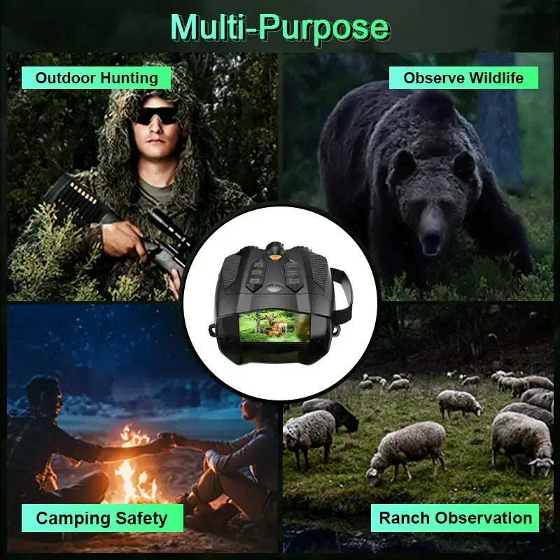 4K Night Vision Binoculars With 32GB SD Card