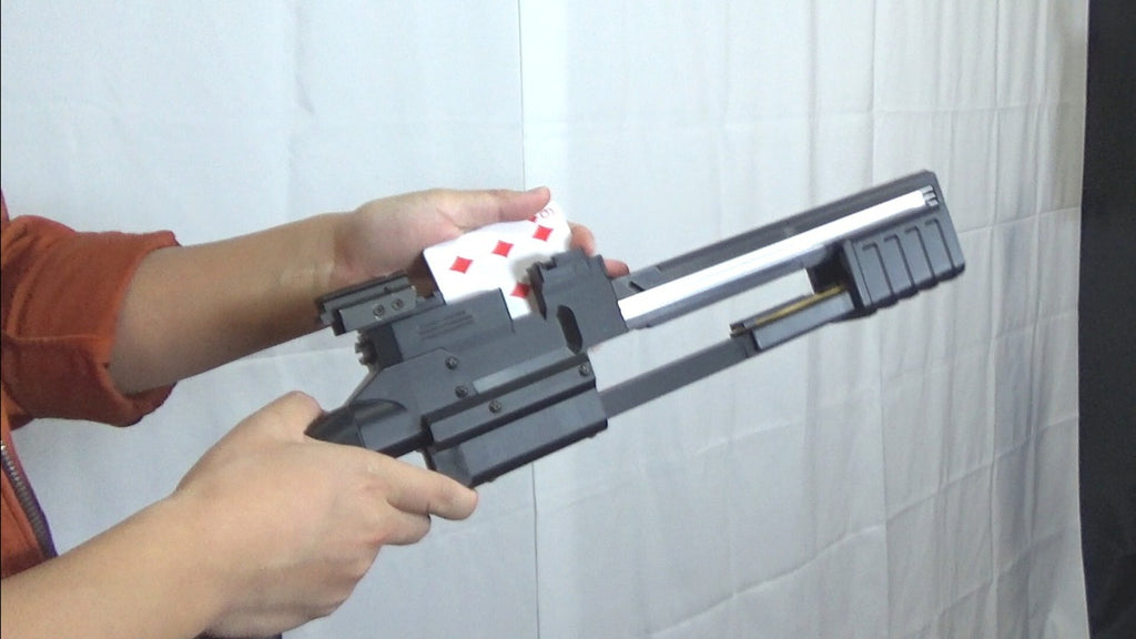 Pump-action card gun
