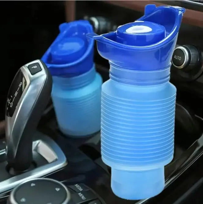 Set of 2 Portable Car Urinals – Outdoor Standing Urination Aid for Travel Emergencies – Reusable & Compact