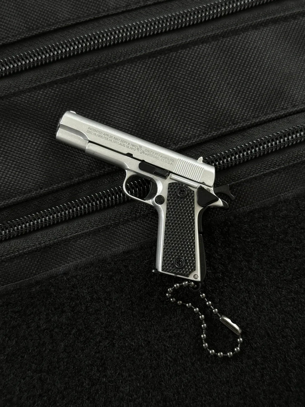 Mini metal mechanical keychain