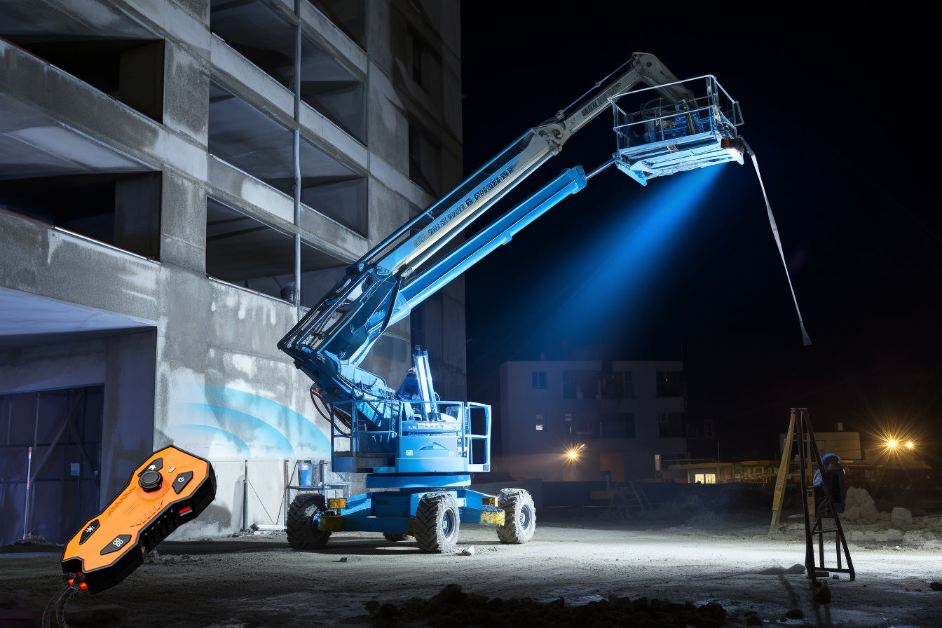 Steuerbarer Arbeitsscheinwerfer mit Fernbedienung und Akku