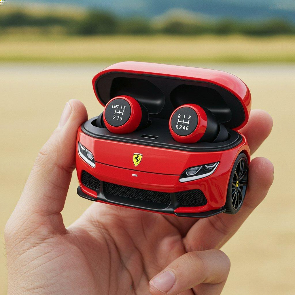 Sports Car Inspired Earbuds