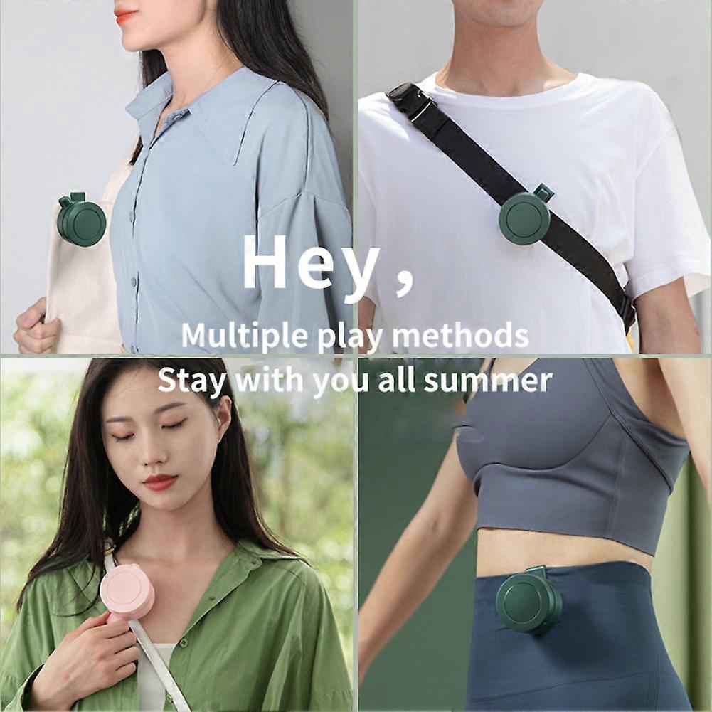 2026 New Portable Silent Mini Bladeless Electric Fan,Adjustable Suspended Waist Fans