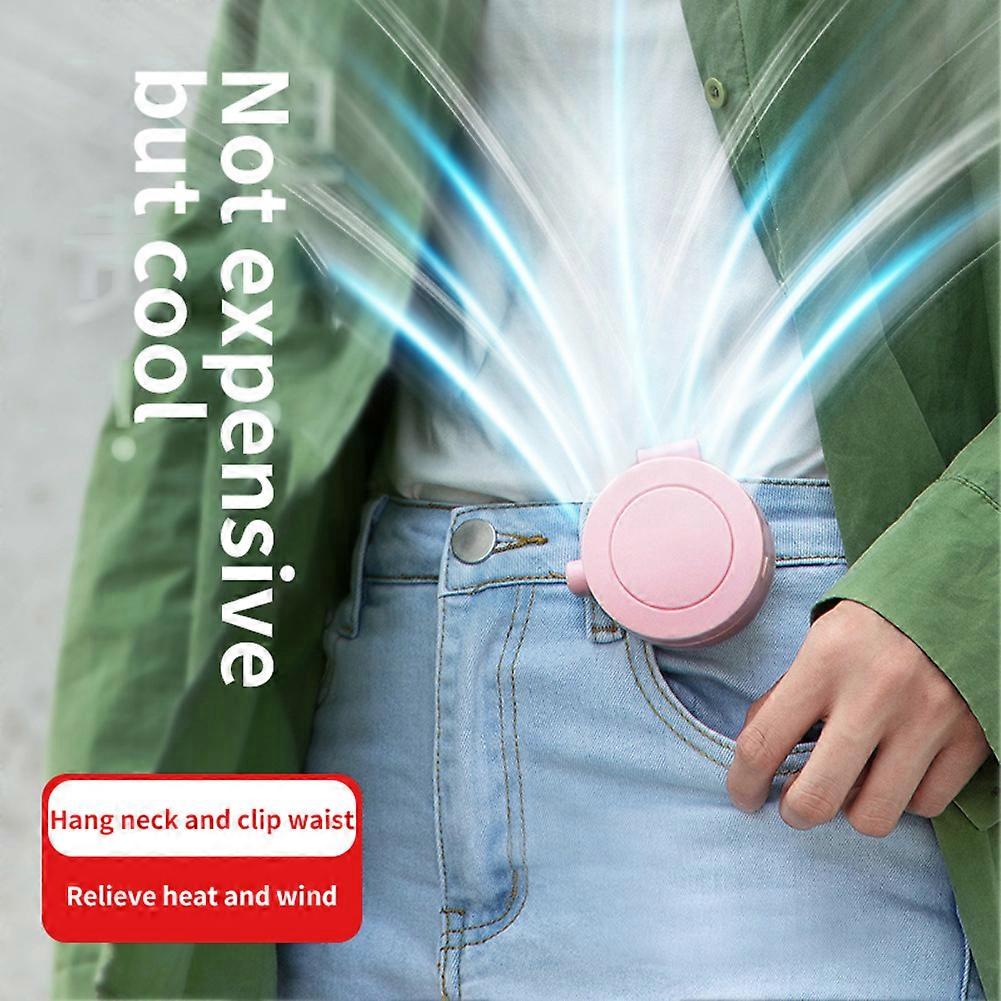 2026 New Portable Silent Mini Bladeless Electric Fan,Adjustable Suspended Waist Fans