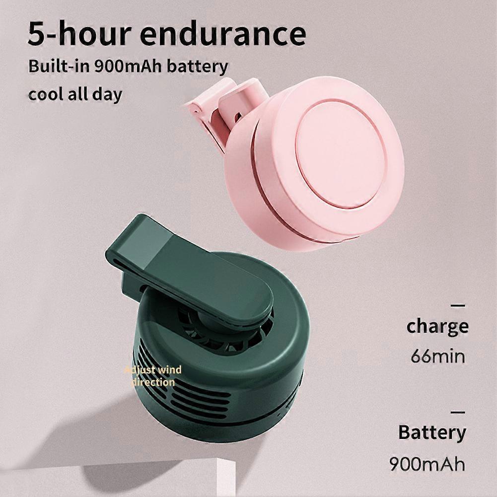 2026 New Portable Silent Mini Bladeless Electric Fan,Adjustable Suspended Waist Fans