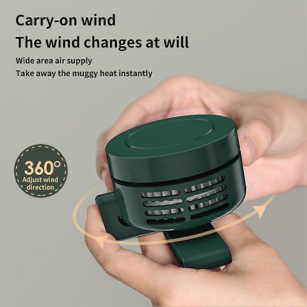 2026 New Portable Silent Mini Bladeless Electric Fan,Adjustable Suspended Waist Fans