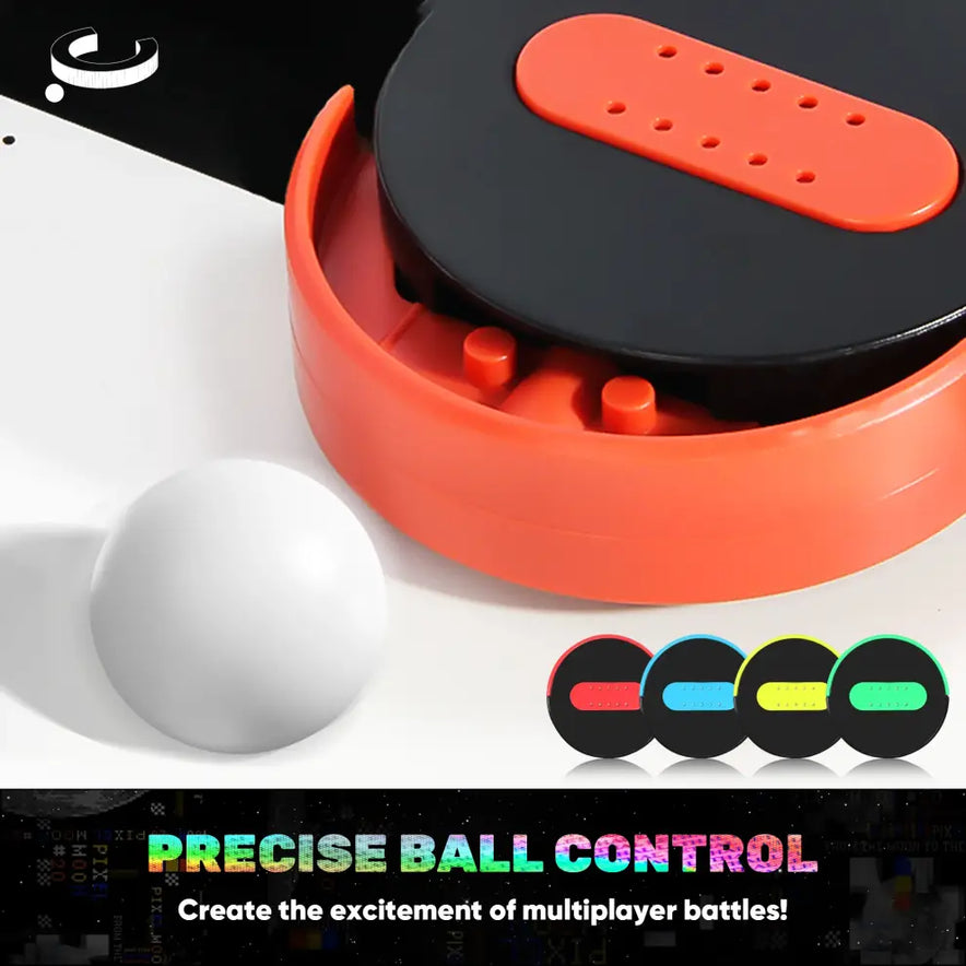 Remote control table football against the platform
