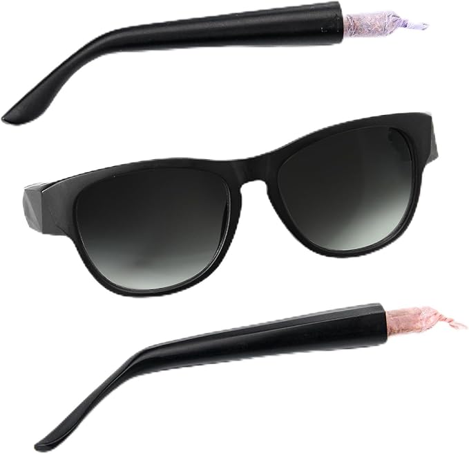 Creative Eyeglasses with Concealed Storage Compartment