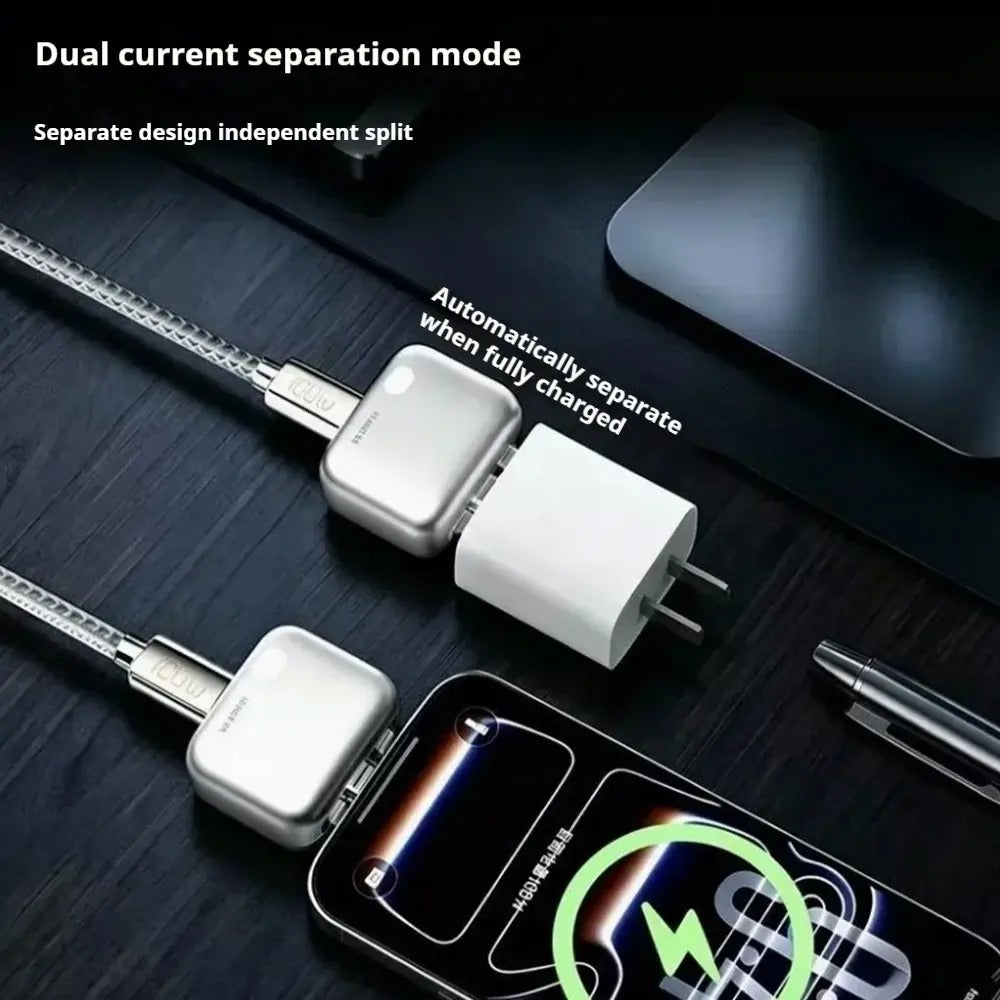 Full Charge Automatic Separator, Ai Recognition Auto Power Off, Compatible with Apple and Android, Smart Charging Device