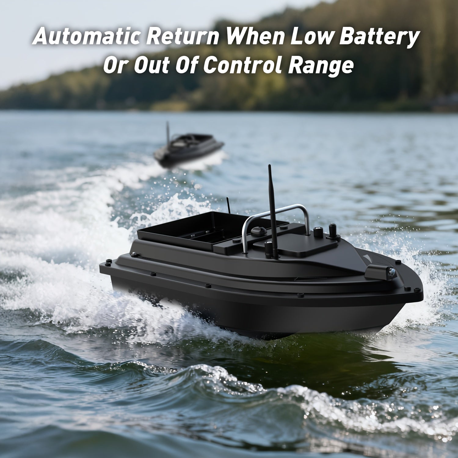 Fishing Bait Boat, Remote Control Bait Boat for Pool And Lake, Carp Fishing Equipment