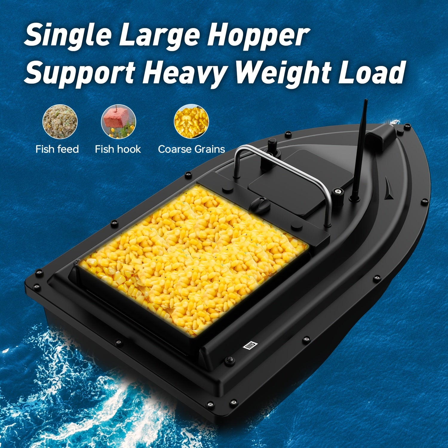 Fishing Bait Boat, Remote Control Bait Boat for Pool And Lake, Carp Fishing Equipment