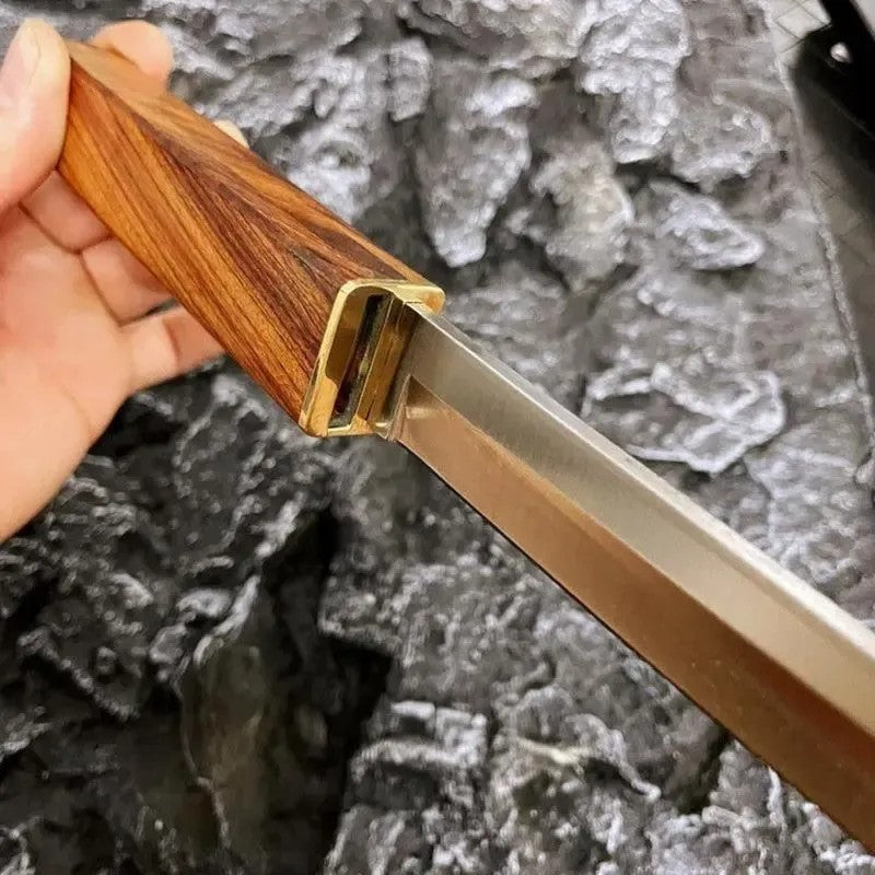 Handmade Portable 2 In 1 Dragon And Phoenix Double Blades Knife