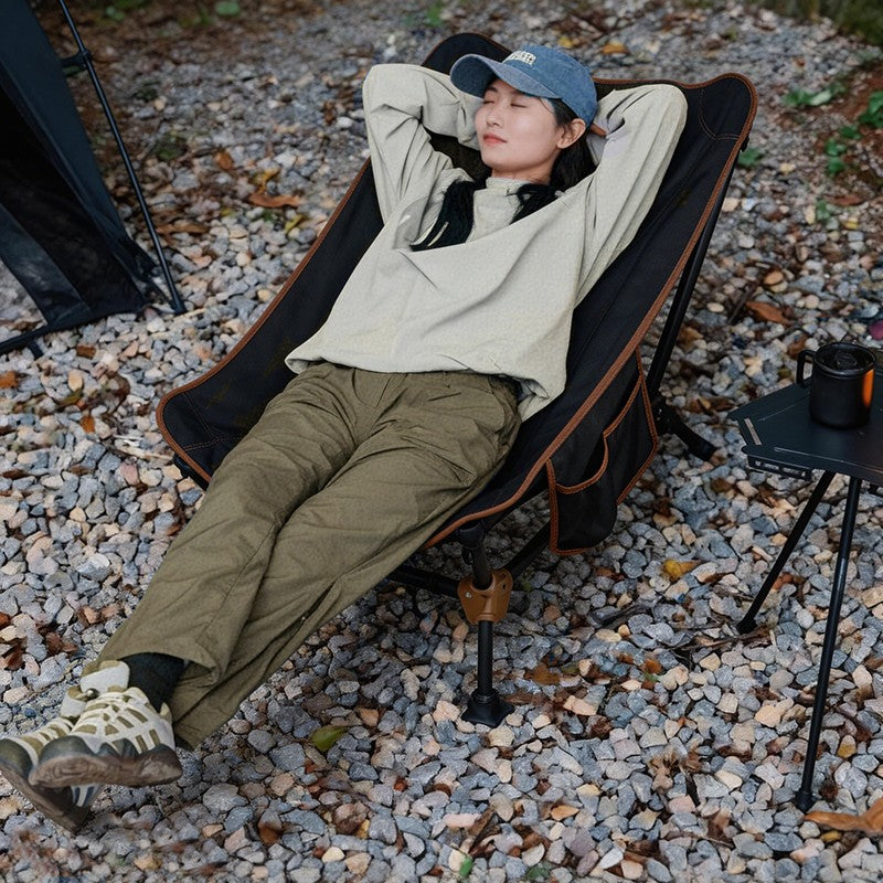 "Lie-Flat" Comfort Chair: Adjustable, Foldable, and Portable—Ideal for Outdoor Camping, Napping, and the Beach