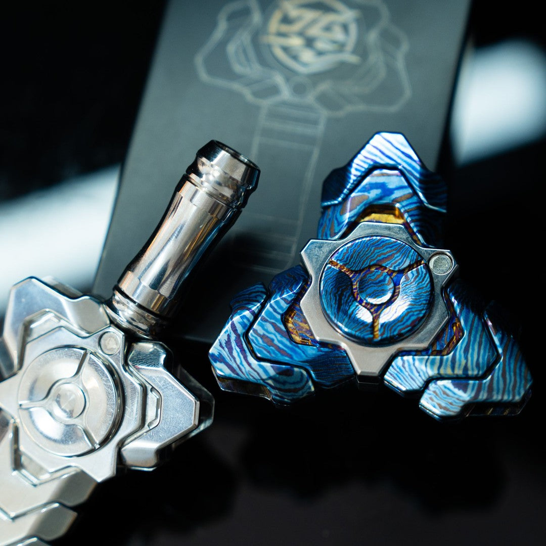 Rattlesnake Sword EDC Minimalist Fidget Spinner Stress Relief Toy