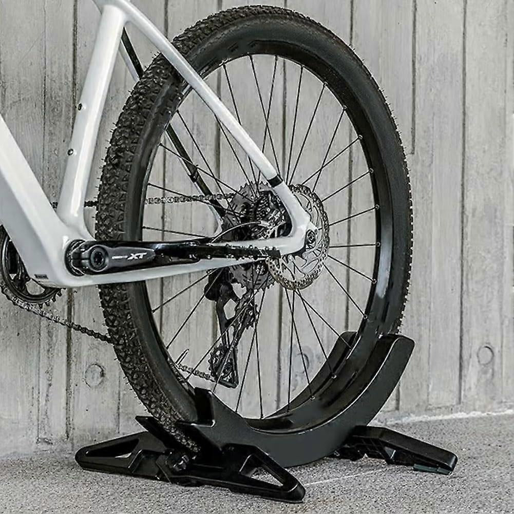 Adjustable Universal Bike Stand, Floor Mount for 30-80mm Wide Tires, Compatible with Road and Mountain Bikes