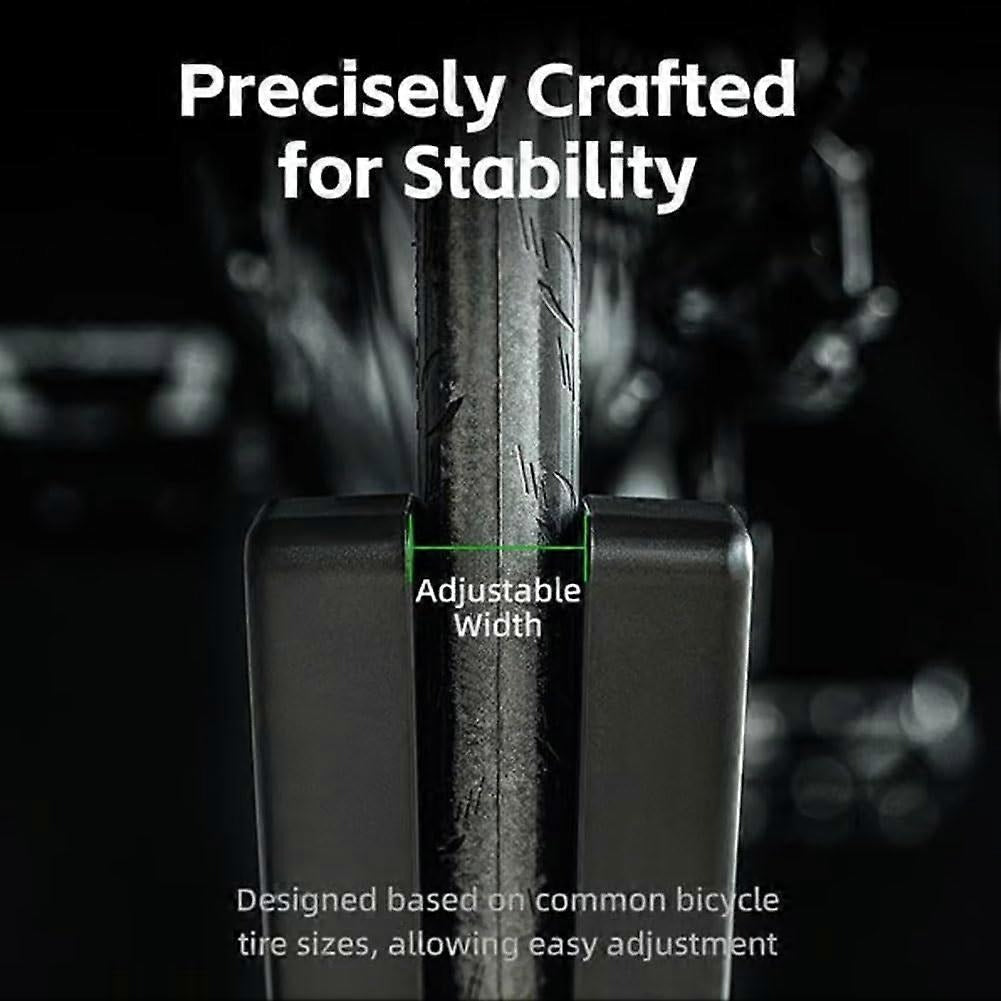 Adjustable Universal Bike Stand, Floor Mount for 30-80mm Wide Tires, Compatible with Road and Mountain Bikes