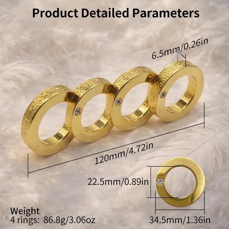 Self-Defense Weapon: Knuckle Duster Ring
