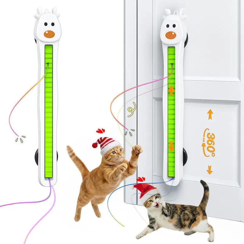Automatic electric flying rope cat toy