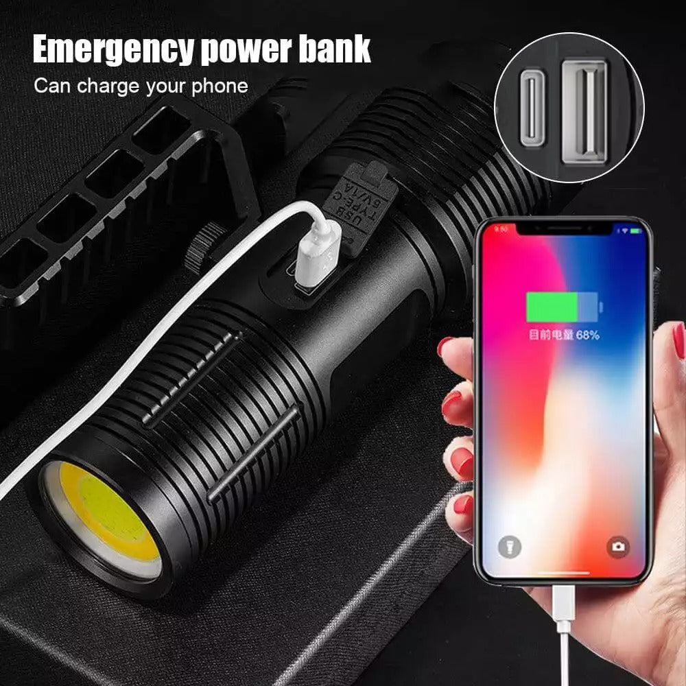 Super Bright Rechargeable Most Powerful Searchlight 200000 Lumens