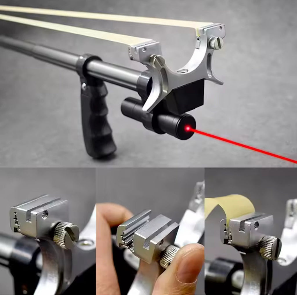 Laser Aiming Telescopic Slingshot