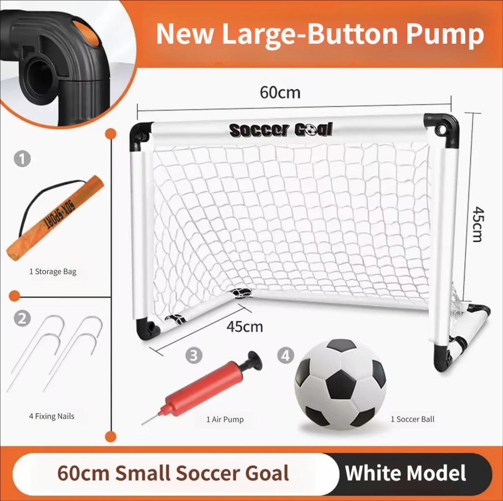 Mini cat soccer toy, portable foldable goal, pet toy