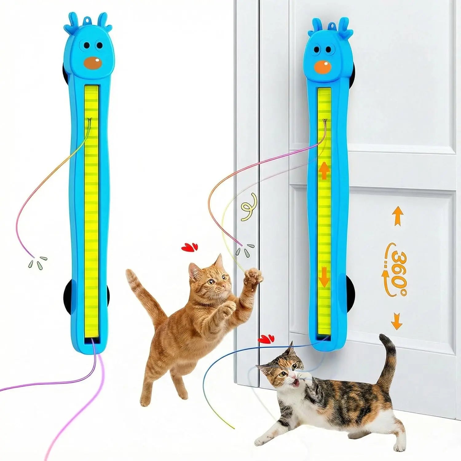 Automatic electric flying rope cat toy