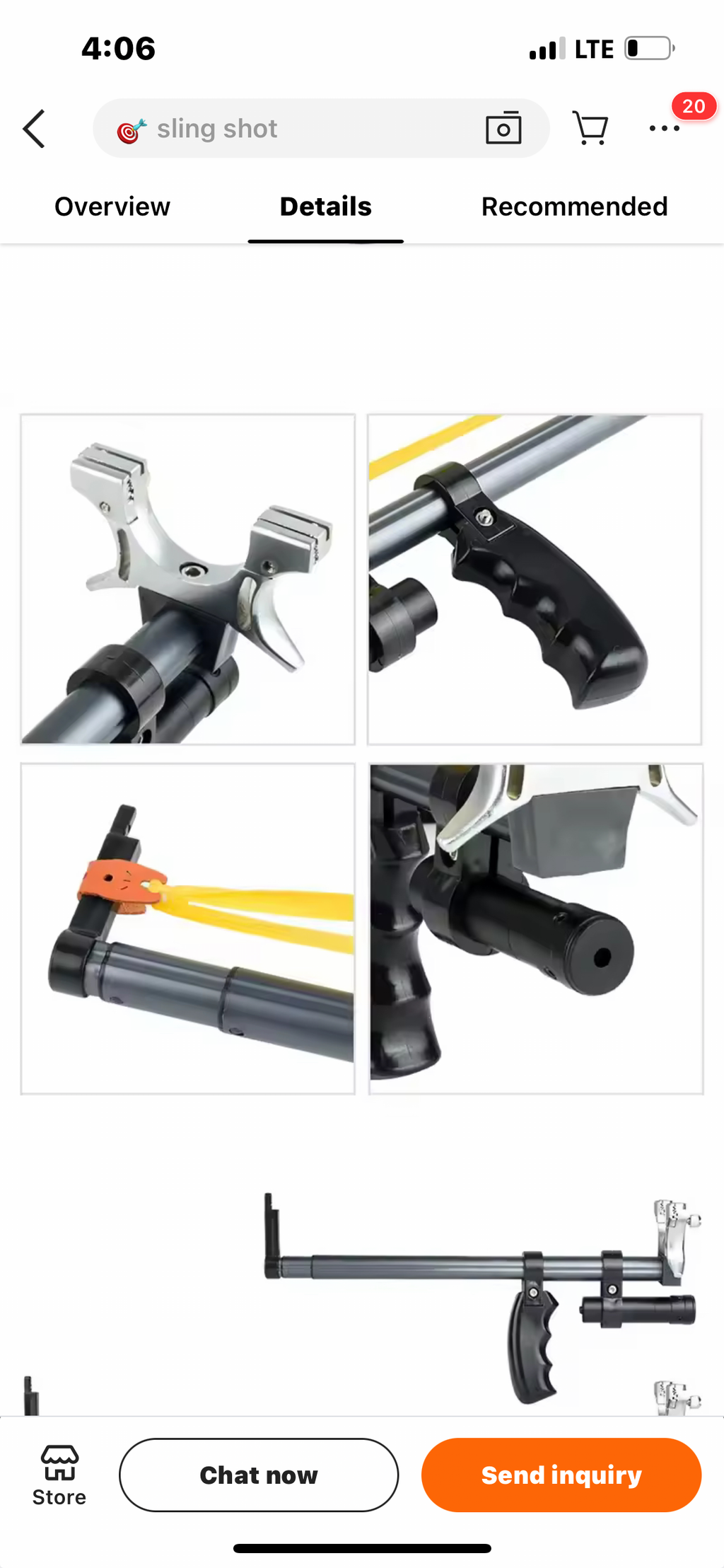 Laser Aiming Telescopic Slingshot
