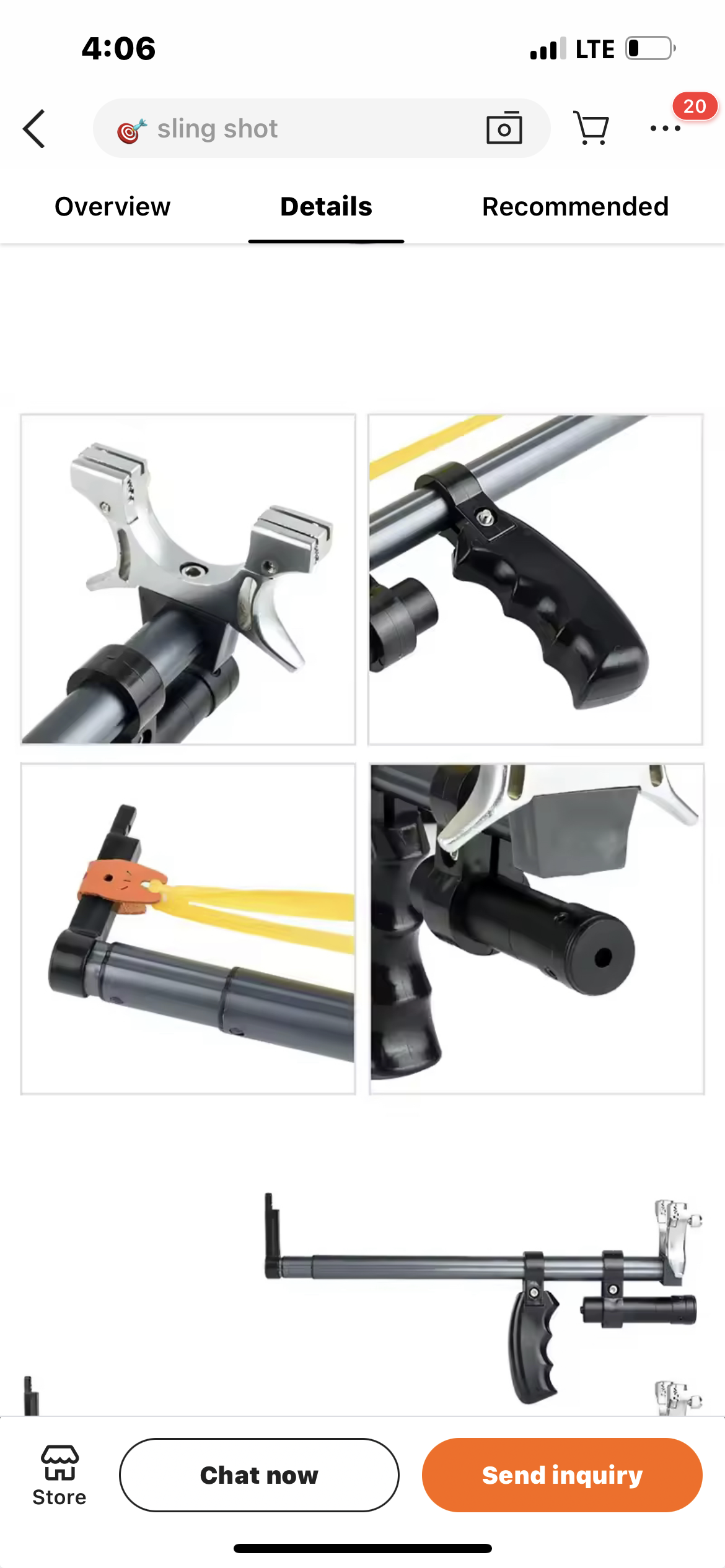 Laser Aiming Telescopic Slingshot