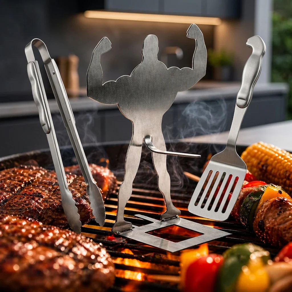Muscular Man BBQ Grill