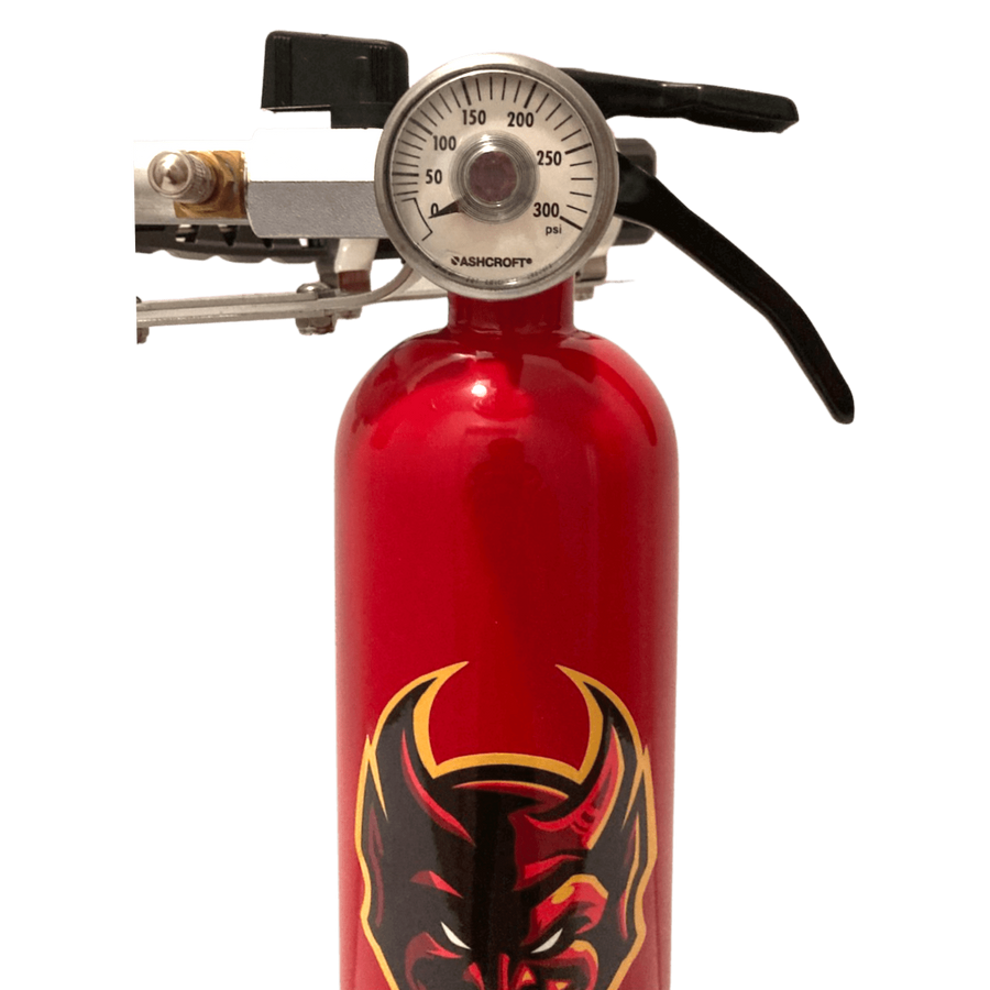 A 25-foot-long flamethrower