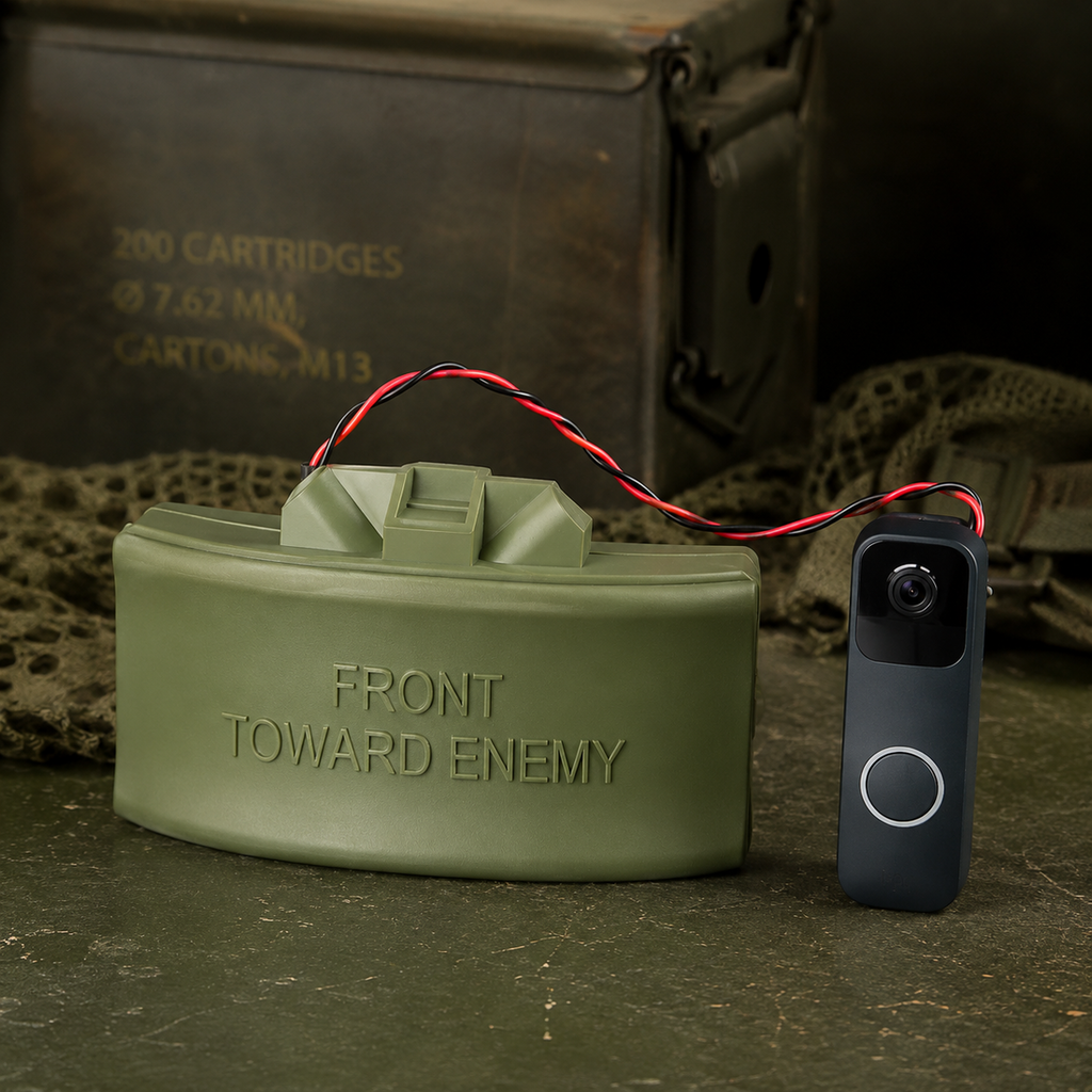 Claymore Mine Doorbell Prank Gift