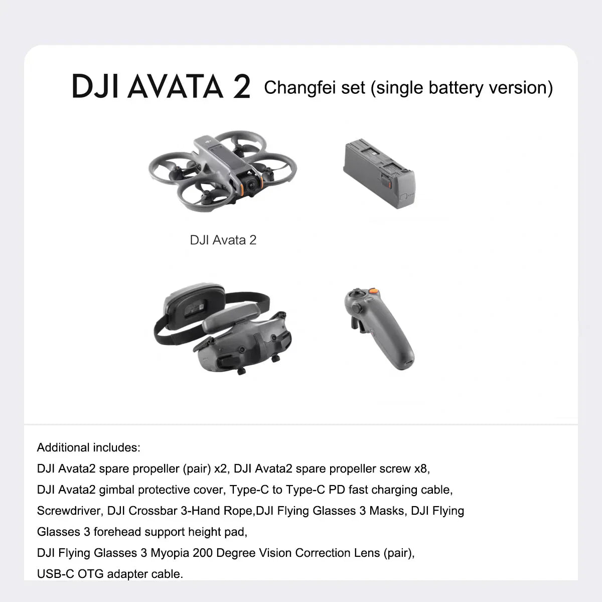 Avata 2 First Perspective Aerial Photography Drone Flight Glasses Sensory Control Immersive Flight