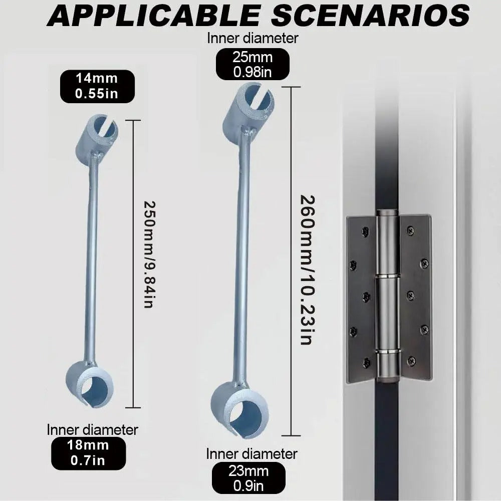 Hinge clearance adjusting wrench set (large + small)