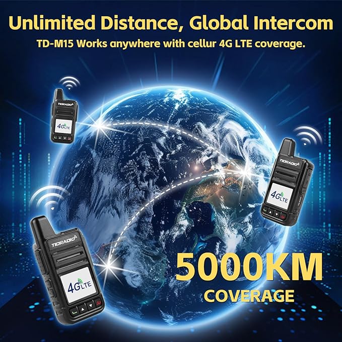 4G LTE Unlimited Nationwide PTT Two-Way Radio