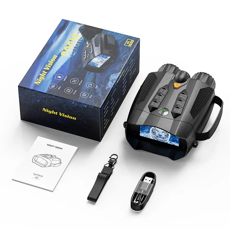 4K Night Vision Binoculars With 32GB SD Card