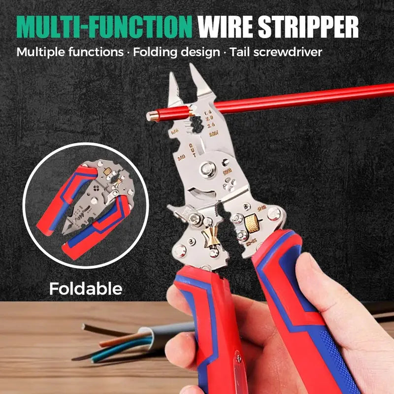14-in-1 Wire Stripping Pliers