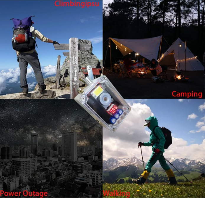 Portable generator for camping and adventures