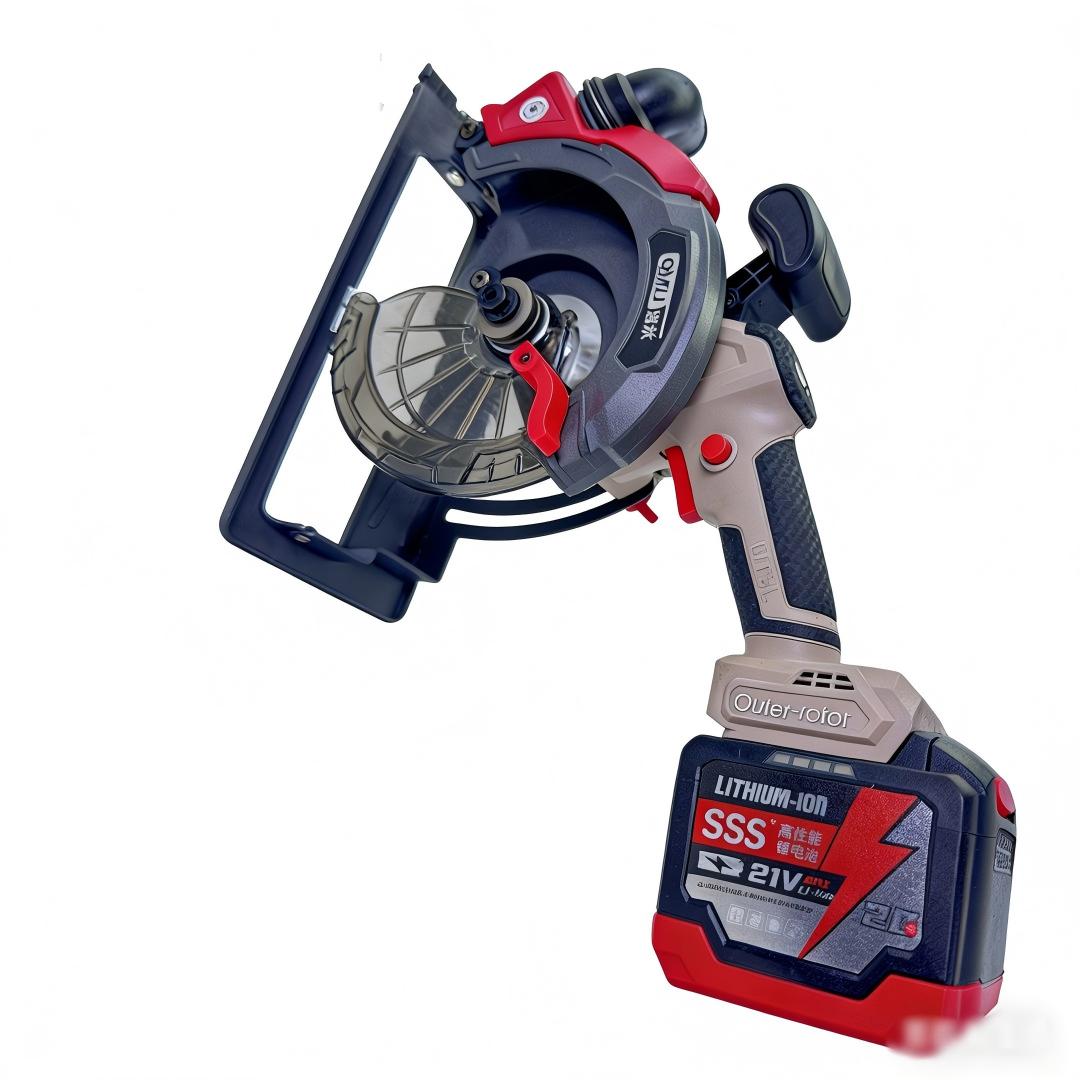 Newly Upgraded 7th Generation Brushless Outrunner 6.5-inch Circular Saw — 20-Cell Battery with Power Display — 1 Tool, 1 Battery — Automotive Maintenance Tool