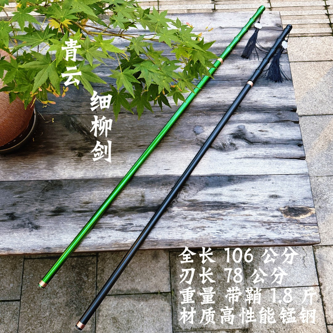 Unsharpened hiking poles/cold weapons