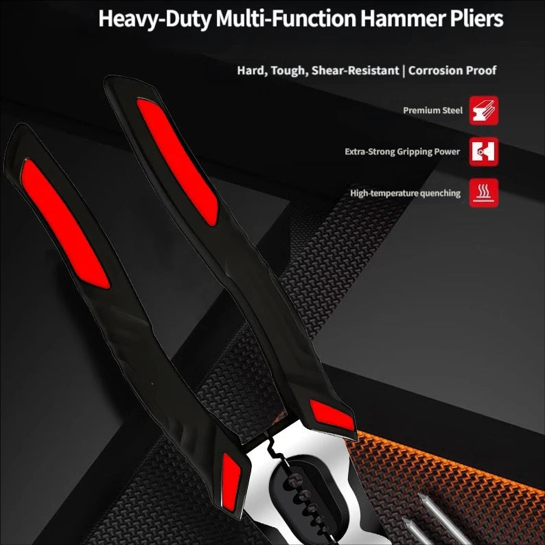 Hammerhead pliers Multi-functional wire strippers and wire cutters