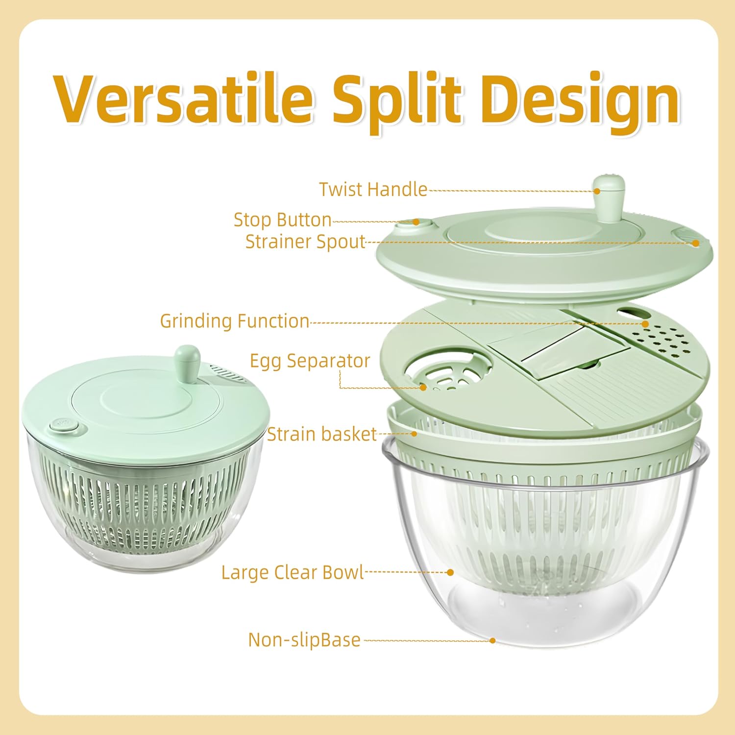 Vegetable salad dehydrator