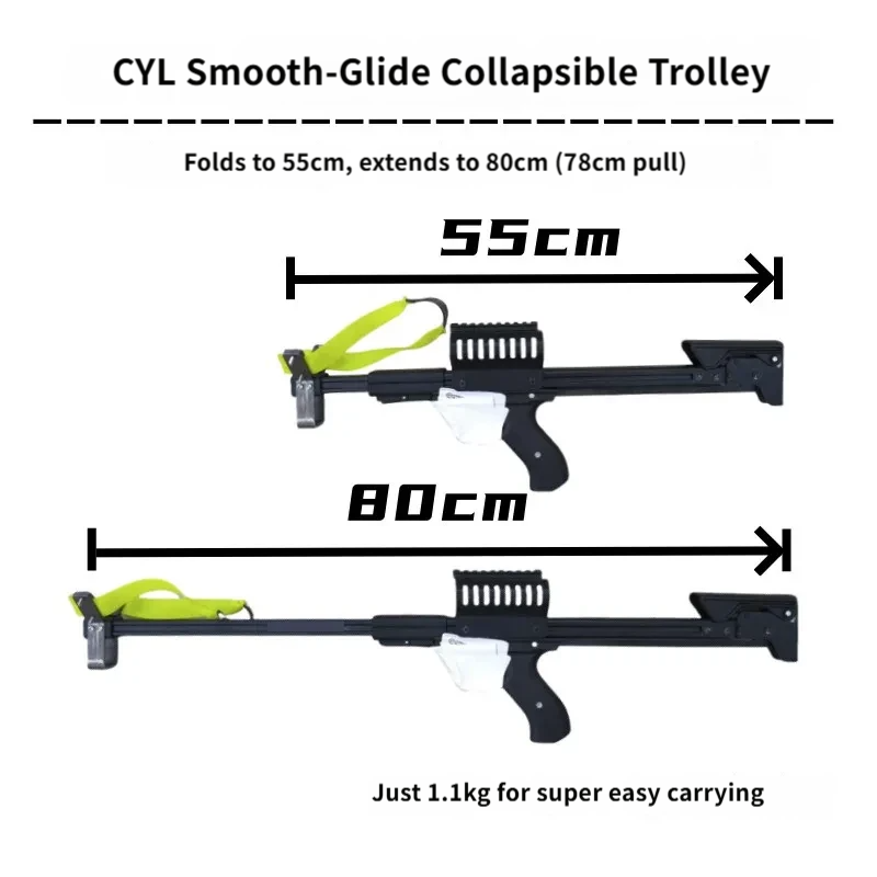 "Flying Shark" Precision Laser Slingshot with Folding Wrist Brace – Complete Set for Outdoor Use