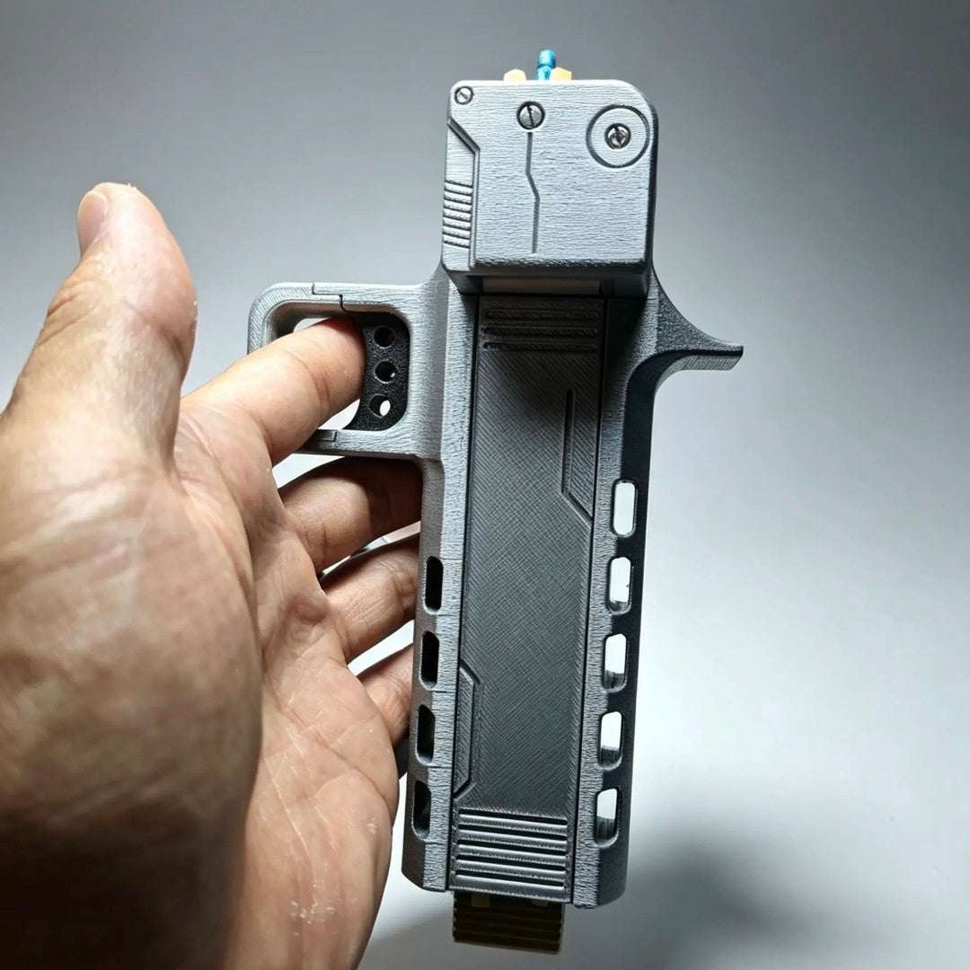 3D printed version of automatic loading slingshot, repeating slingshot