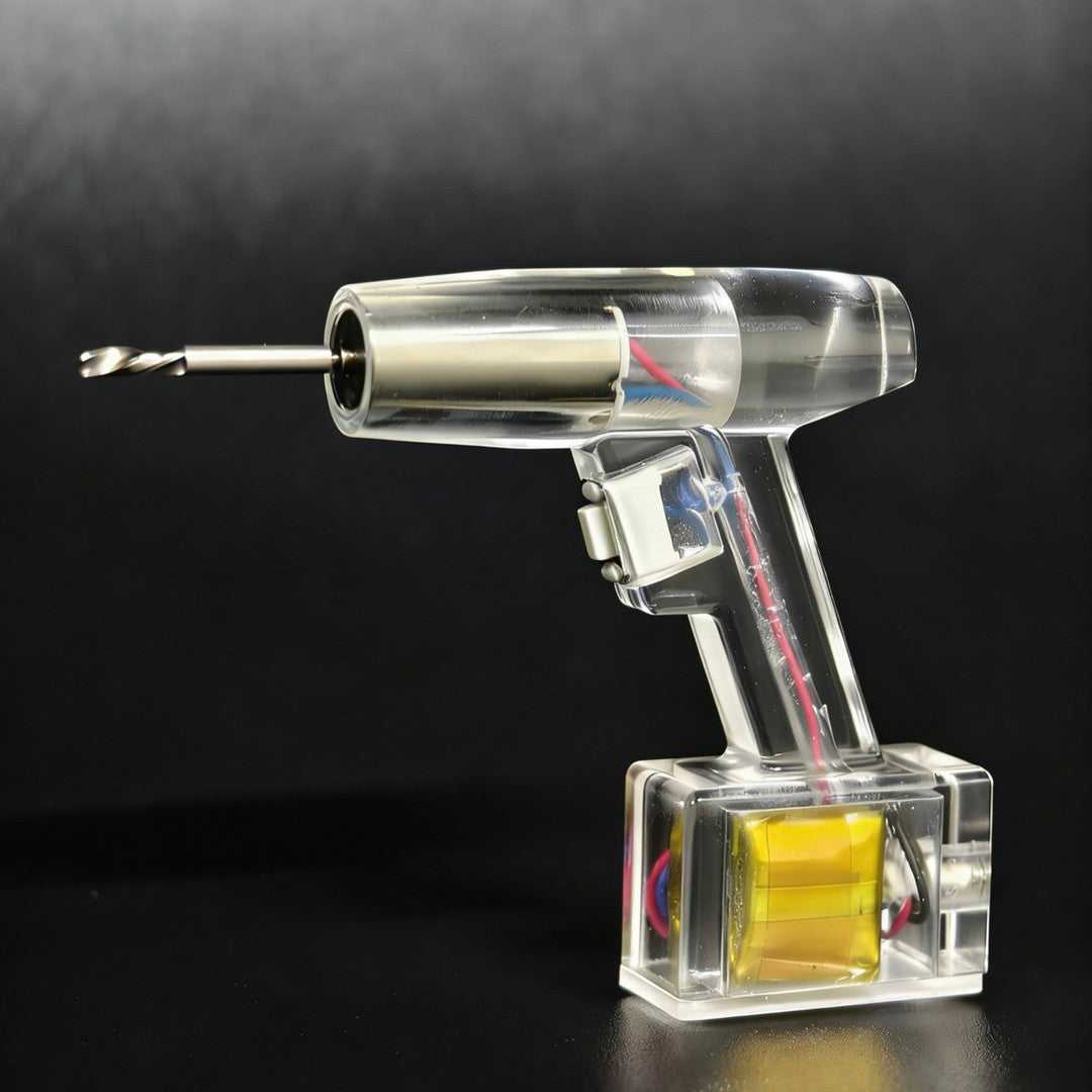 Mini electric drill, miniature model tool, fidget toy, portable electric tool.