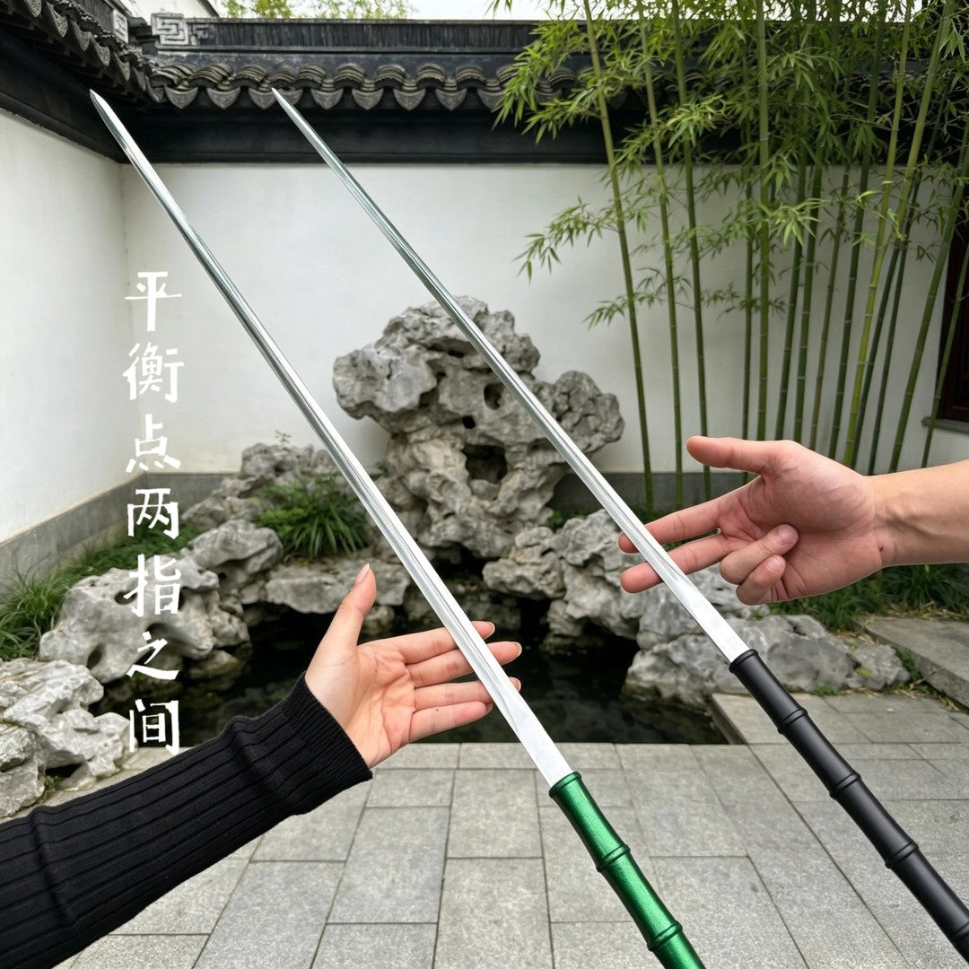Unsharpened hiking poles/cold weapons