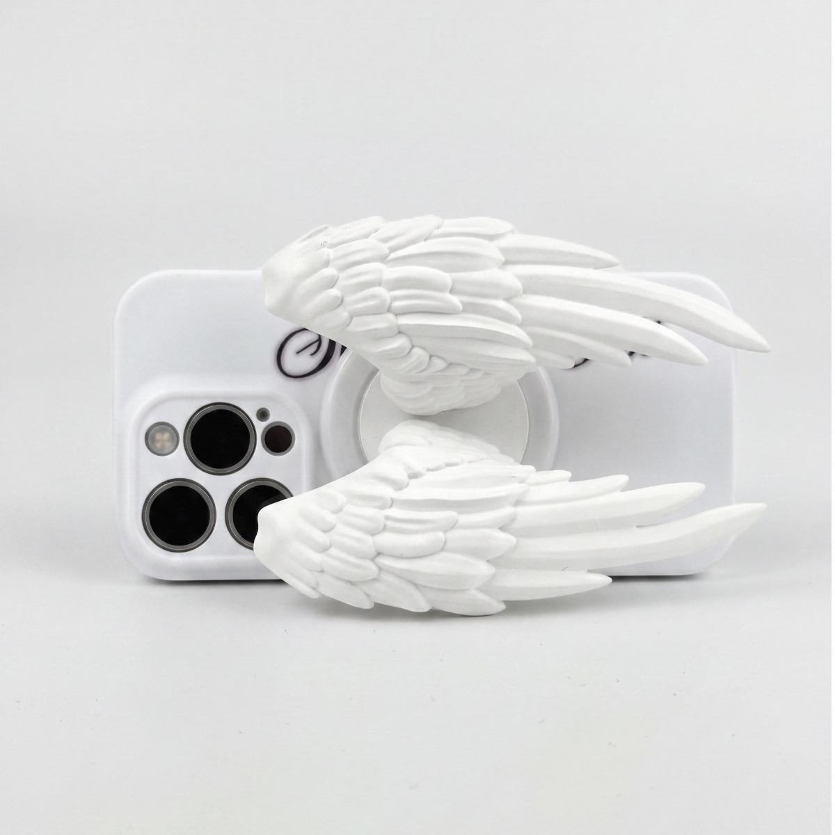 Magnetic MagSafe Phone Grip/Stand – Angel Wings Design