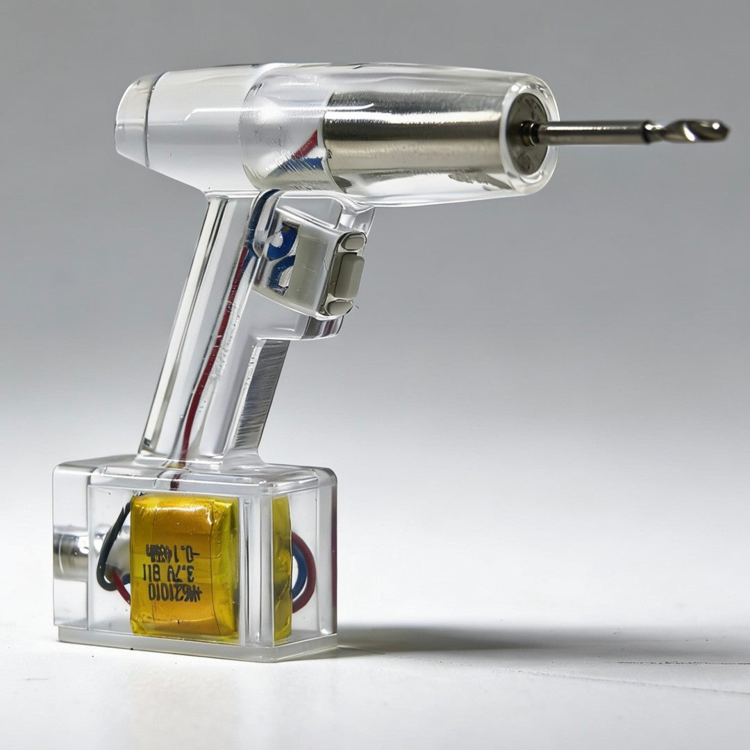 Mini electric drill, miniature model tool, fidget toy, portable electric tool.