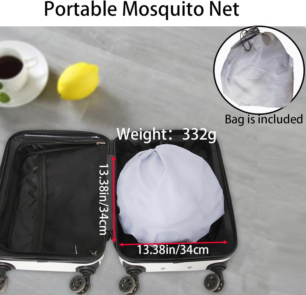 Large pop-up mosquito net, portable foldable mosquito net