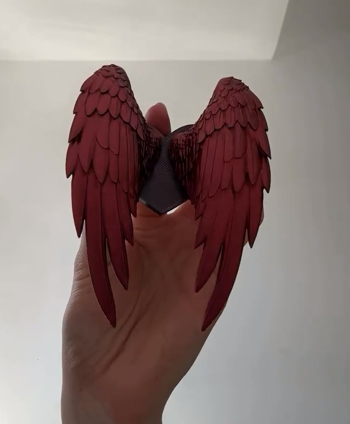Magnetic MagSafe Phone Grip/Stand – Angel Wings Design